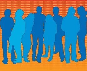 Free People Silhouettes vector