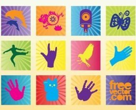 Free Icons Graphics design vector