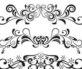 Ornate Floral Elements (Set 13) design vectors