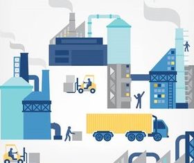 Industrial Backgrounds vector