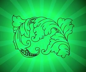 Beautiful Leaf design vectors