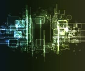 Abstract Digital Background set vector