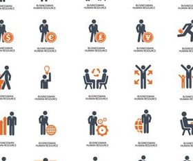 Management Icons graphic vector
