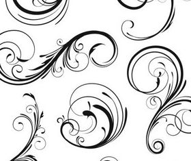 Ornate Floral Elements (Set 12) vector graphics