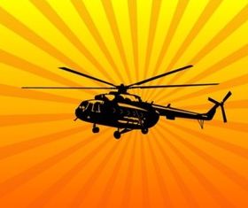 Helicopter Art vectors graphics
