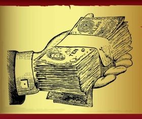 Money Handout vector