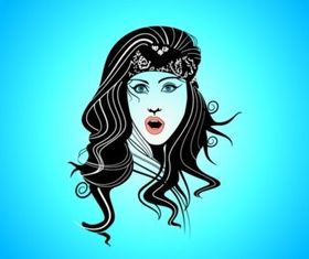 Gypsy Girl vector