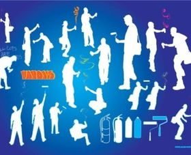 Graffiti Artists vectors graphics