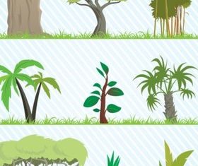 Cartoon Tree Pack vector graphics