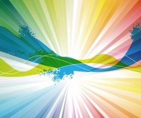 Color Spectrum Background set vector