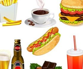 Fastfood graphic vector