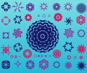 Geometric Design Elements vector graphics