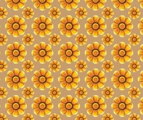 Sunflowers Pattern background design vector