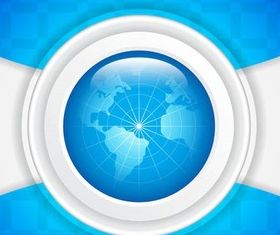 Backgrounds with Globes 2 vector graphic