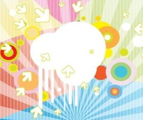 Direction Theme Background design vector