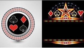 Casino Backgrounds 9 vector design