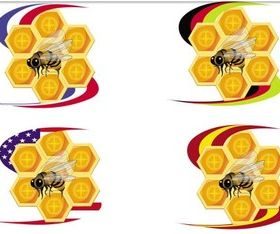 Honey Logo free vector