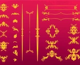 Elegant Ornaments vector