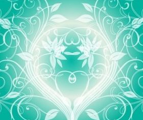 Green Plants Background vector design