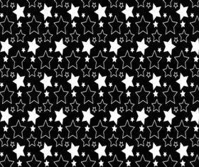 Simple Stars Pattern vector