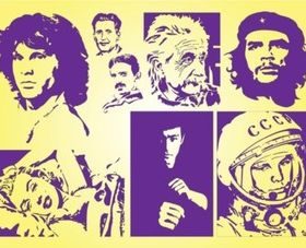 Famous People set vector