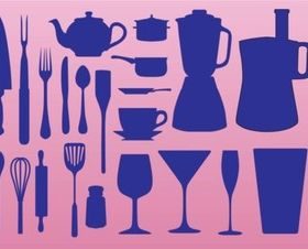 Kitchen Elements vector