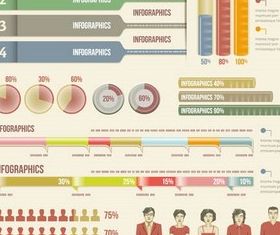 Human Infographics Elements 2 vectors material