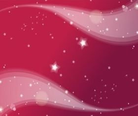 Red Background Stars vector