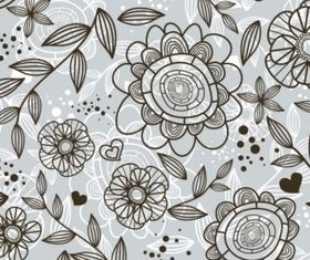 Flower Doodle Pattern vector
