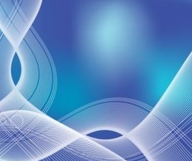 Blue Ribbon Background vector