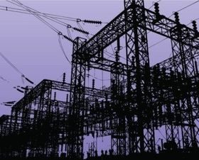 Electricity Plant vector graphics