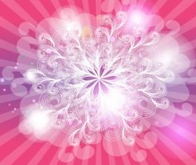 Pink Swirls background vector