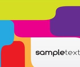 Interlocking Shapes Background Illustration vector