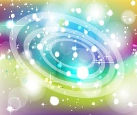 Colorful Galaxy background set vector