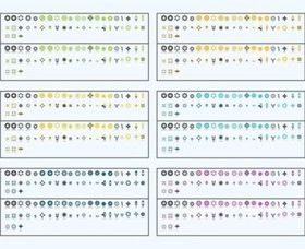 Flower Logo Graphics Illustration vector