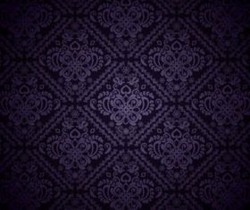 Dark Purple Pattern background set vector