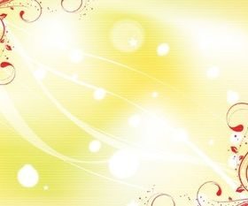 Yellow Swirl Background Image set vector