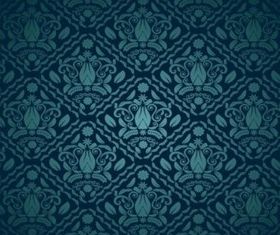 Blue Green Decorative Pattern vector graphics