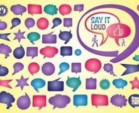 Speech Bubble design vector