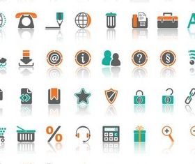 Icons set vector