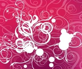 Filigree Gradient Mesh vector