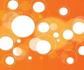 Digital Orange Background vectors graphics