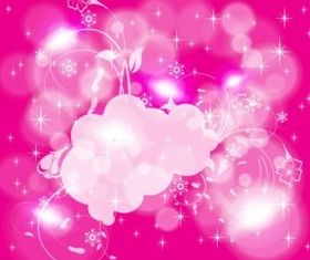 Pink Winter Background vector