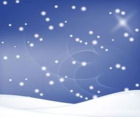 Winter Snow background vector design