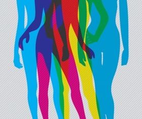 CMYK Bodies vector
