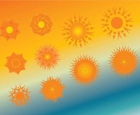 Sunny Sky design vectors