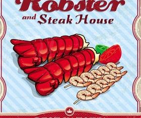 Backgrounds with Food vector material