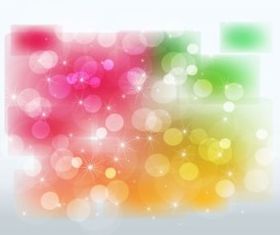 Stars and Color Glows background vector design
