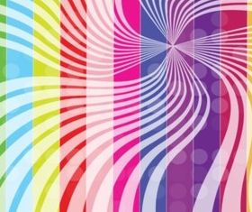 Rainbow Stripes Background vectors graphic