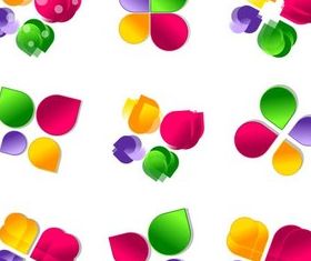 Abstract Logotypes vector